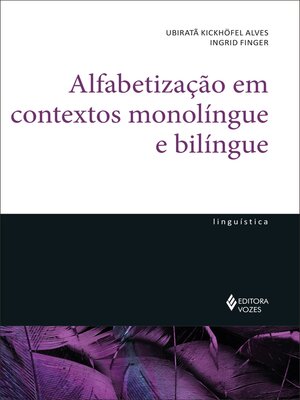 cover image of Alfabetização em contextos monolíngue e bilíngue